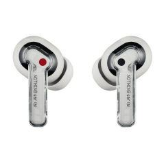 Écouteurs Bluetooth Nothing Ear (a) TWS - Réduction active du bruit - Technologie Clear Voice - Charge rapide - Blanc
