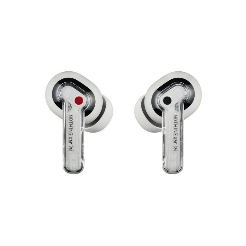 Écouteurs Bluetooth Nothing Ear (a) TWS - Réduction active du bruit - Technologie Clear Voice - Charge rapide - Blanc