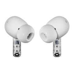 Écouteurs Bluetooth Nothing Ear (a) TWS - Réduction active du bruit - Technologie Clear Voice - Charge rapide - Blanc