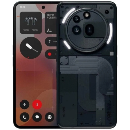 Nothing Phone (3a) Pro - Smartphone avec écran 6,77" - 12 Go de RAM et 256 Go de stockage - Appareil photo 50 MP - Batterie