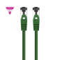 Câble réseau Nanocable Cat. 8.1 2 GHz LSZH SSTP AWG26 - Longueur 0,25 m - Couleur verte