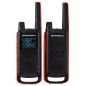 Pack de 2 talkies-walkies Motorola T82 - 16 canaux PMR446 + 121 codes - Portée jusqu'à 10 km - Autonomie jusqu'à 18 h