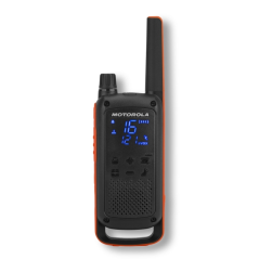 Pack de 2 talkies-walkies Motorola T82 - 16 canaux PMR446 + 121 codes - Portée jusqu'à 10 km - Autonomie jusqu'à 18 h