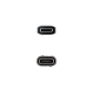 Câble d'extension Nanocable USB-C 3.2 mâle vers USB-C 3.2 femelle - Gen2x2 20 Gbit/s - 100 W 5 A - 4K 60 Hz - 0,5 mètre - Mesh