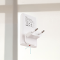 Adaptateur de voyage Tooq - Compatible avec l'UE, le Royaume-Uni et la Corée du Sud - Technologie GaN 65 W - Ports USB-C PD et
