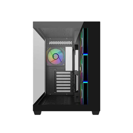 Boîtier moyen tour Cooler Master Elite 681 ATX/MicroATX/Mini-ITX - 4 ventilateurs RGB 120 mm - Vue panoramique - Double caméra