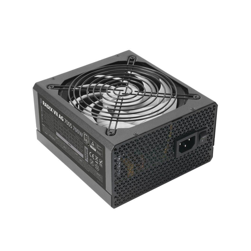Alimentation Tacens Radix VII AG 700S ATX 700 W - PFC actif - Ventilateur 140 mm 12 dB - 80 Plus Silver - Câblage modulaire
