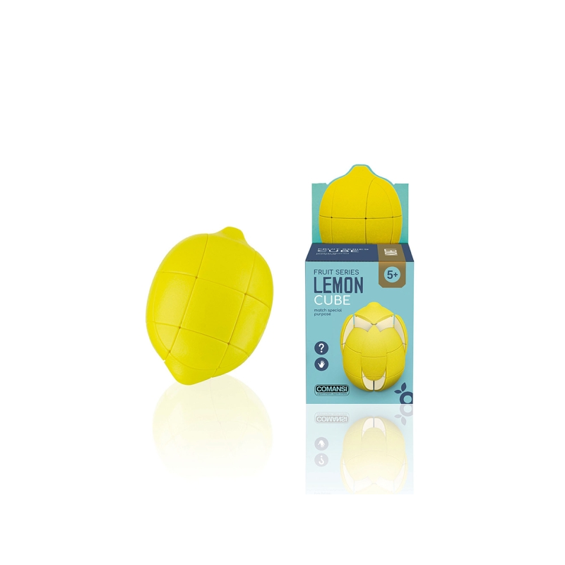 Comansi Fruitcube Lemon Puzzle - Inspiré des fruits - Jeu de logique - Jeu éducatif