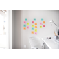 Post-It Super Sticky Pack de 12 blocs de 90 notes autocollantes repositionnables - Forme carrée - 47,6 x 47,6 mm - Couleurs