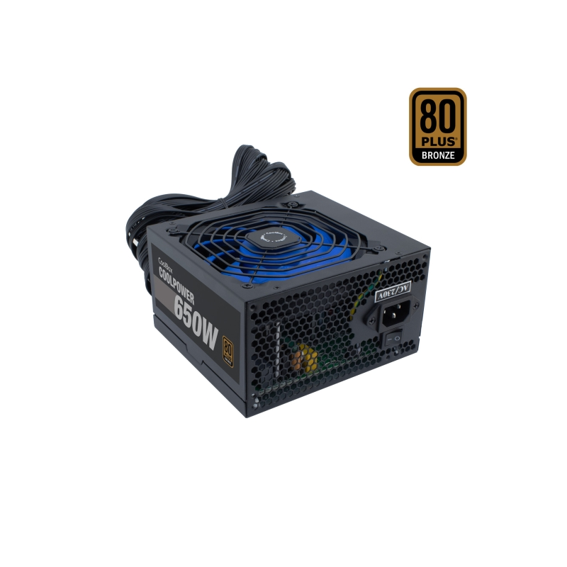 Alimentation Coolbox CoolPower 650W 650W ATX 12V - PFC actif - Ventilateur 120mm - 80+ Bronze