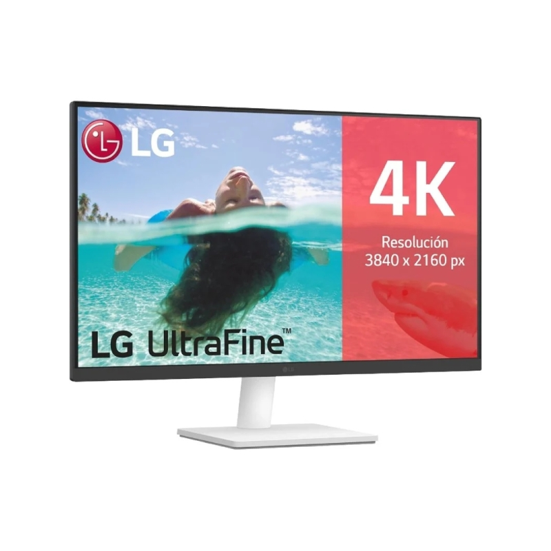 Moniteur LED LG UltraFine 27" IPS UltraHD 4K HDR10 - Réponse 5 ms - Angle de vision 178º - 16:9 - HDMI, DisplayPort - VESA