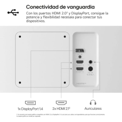 Moniteur LED LG UltraFine 27" IPS UltraHD 4K HDR10 - Réponse 5 ms - Angle de vision 178º - 16:9 - HDMI, DisplayPort - VESA