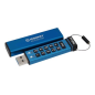 Clé USB Kingston Iron Key Keypad 200 32 Go - USB-C 3.2 Gen 1 Type A - XTS-AES - Vitesse de lecture : 145 Mo/s - Vitesse