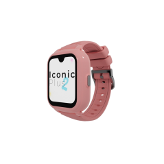 Montre connectée Savefamily Iconic Plus 2 pour enfants avec GPS et appels - IP67 - Batterie 850 mAh - IA - Couleur bonbon