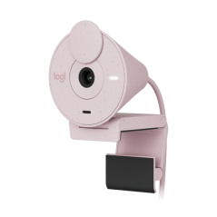 Webcam Full HD Logitech Brio 300 - 2 mégapixels - Champ de vision 70° - Rose
