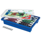 Boîte en plastique rigide Staedtler Noris Colour 185 contenant 288 crayons de couleur hexagonaux + 6 taille-crayons offerts