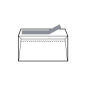 Lot de 500 enveloppes offset 90 g/m² - 120 x 76 mm - Autocollantes avec bande silicone - Blanches