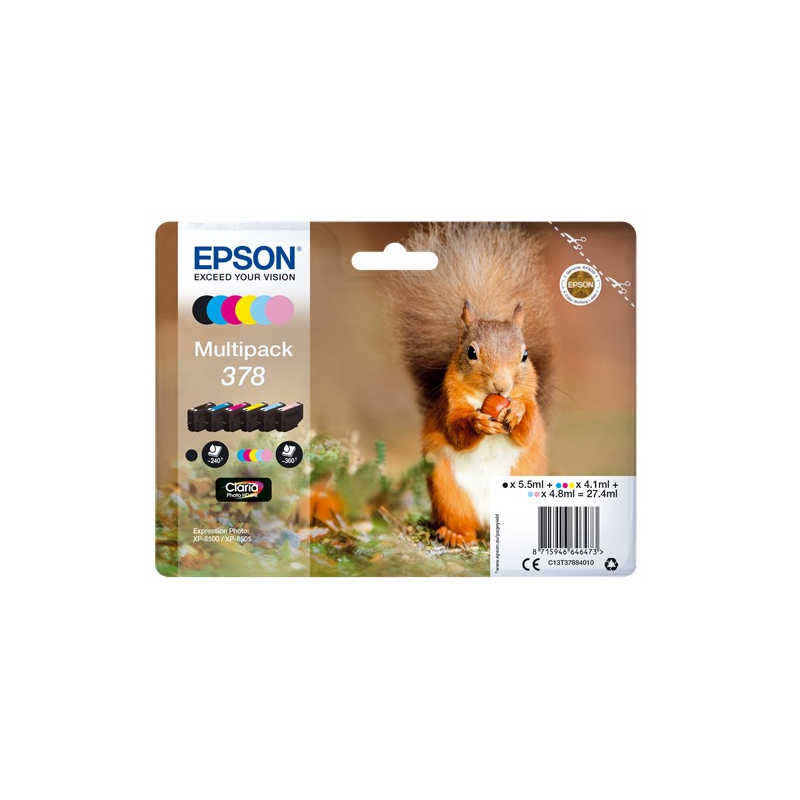 Epson Multipack 378, 6 cartouches