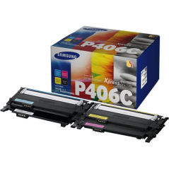 Samsung CLT-P406C (SU375A) Multipack toner couleur 4500 pages