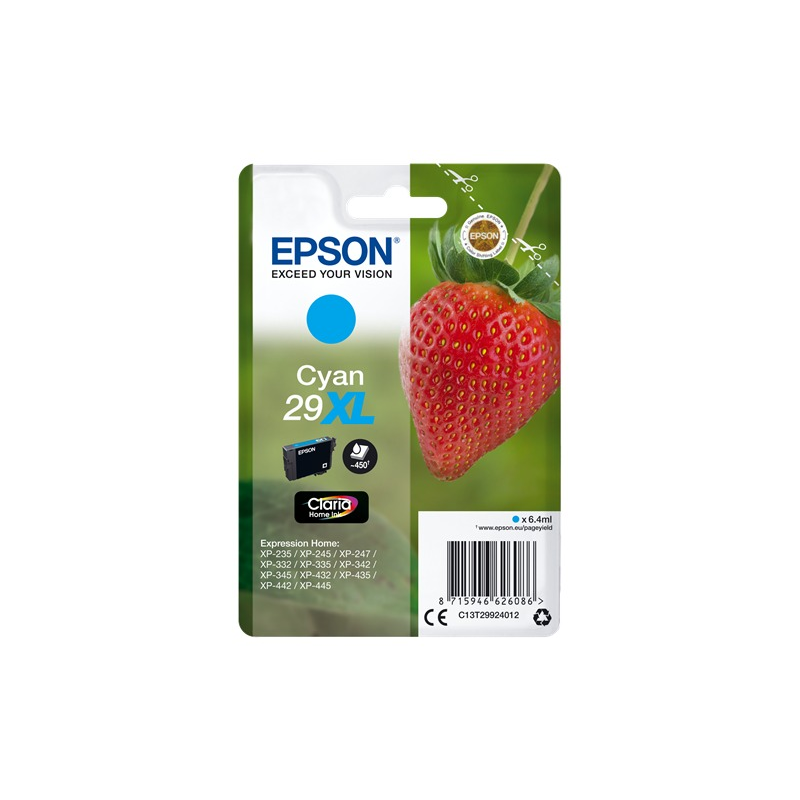 Epson cartouche encre T29XL cyan