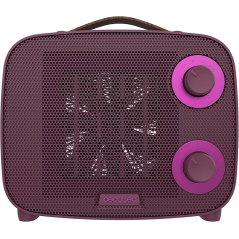 Chauffage céramique Cecotec ReadyWarm 1500 Aura rose - 1500 W - Surface couverte jusqu'à 15 m² - Thermostat réglable - 3 modes