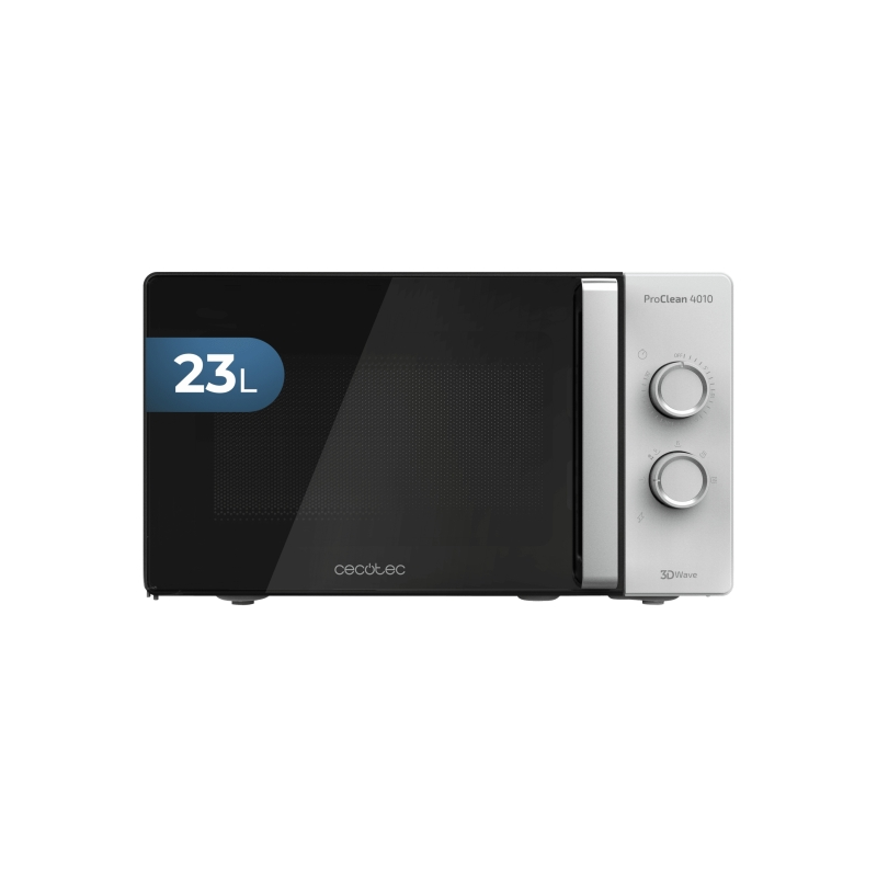 Micro-ondes Cecotec ProClean 4010 - 700 W - Capacité 23 L - Minuteur - Commandes manuelles - 6 niveaux de puissance