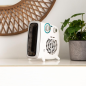 Chauffage électrique double Cecotec ReadyWarm 2070 Max - 1800 W - 3 modes - 2 niveaux de puissance - Thermostat - Convient aux