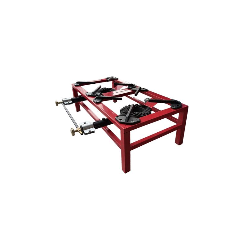 Réchaud à gaz portable renforcé Muvip MV0629 - Brûleur en fonte - Puissance 15 kW - Clé de réglage du gaz - Compatible butane