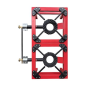Réchaud à gaz portable renforcé Muvip MV0629 - Brûleur en fonte - Puissance 15 kW - Clé de réglage du gaz - Compatible butane