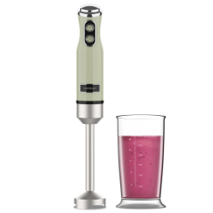 Mixeur plongeant Cecotec Power RetroGreen 1200MAX - Puissance 1200 W - Bol de 0,5 L - Vitesse réglable - Compatible
