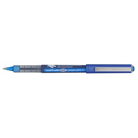 Stylo encre liquide Uni-ball Eye Ocean Care bleu 0,7 mm x12

