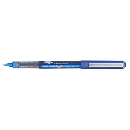 Stylo encre liquide Uni-ball Eye Ocean Care bleu 0,5mm x12

