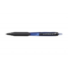stylo bille Uni-ball bleu retractable