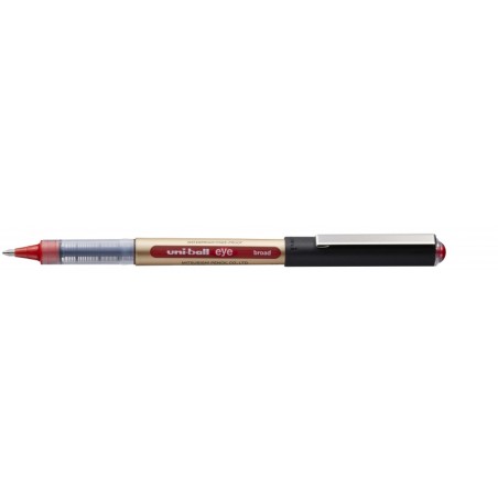 Stylo encre liquide Uni-ball Eye Broad rouge 1 mm x12