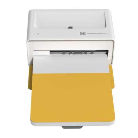 Imprimante photo portable Kodak PD460 - 300 x 300 dpi - Format photo 10 x 15 cm - Blanc/Jaune