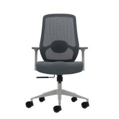 Fauteuil de bureau ergonomique Oqonos Cherg 026 avec soutien lombaire réglable en hauteur et en profondeur, accoudoirs 4D