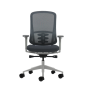 Chaise de bureau ergonomique Oqonos Cherg 023 avec mécanisme d'auto-équilibrage, accoudoirs 4D, assise coulissante et roulettes