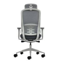 Fauteuil de bureau ergonomique Oqonos Cherg 022 avec appui-tête cervical réglable, mécanisme d'auto-équilibrage, accoudoirs 4D