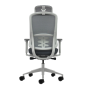 Fauteuil de bureau ergonomique Oqonos Cherg 022 avec appui-tête cervical réglable, mécanisme d'auto-équilibrage, accoudoirs 4D