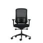 Chaise de bureau ergonomique Oqonos Cherg 021 avec mécanisme d'auto-équilibrage, accoudoirs 4D, assise coulissante et roulettes