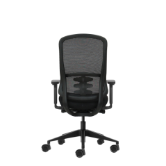 Chaise de bureau ergonomique Oqonos Cherg 021 avec mécanisme d'auto-équilibrage, accoudoirs 4D, assise coulissante et roulettes