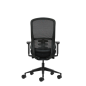 Chaise de bureau ergonomique Oqonos Cherg 021 avec mécanisme d'auto-équilibrage, accoudoirs 4D, assise coulissante et roulettes