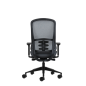 Chaise de bureau ergonomique Oqonos Cherg 020 avec mécanisme d'auto-équilibrage, accoudoirs 4D, assise coulissante et roulettes