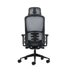 Fauteuil de bureau ergonomique Oqonos Cherg 019 avec appui-tête cervical réglable, mécanisme d'auto-équilibrage, accoudoirs 4D
