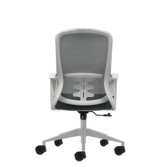Chaise de bureau ergonomique Oqonos Cherg 009 avec dossier en maille respirante, vérin à gaz classe 4, soutien lombaire