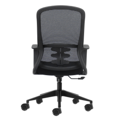 Chaise de bureau ergonomique Oqonos Cherg 006 avec dossier en maille respirante, vérin à gaz classe 4, soutien lombaire
