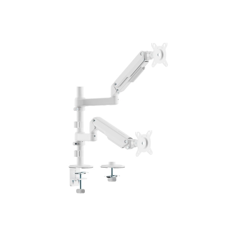 Support de bureau Aisens Eco avec 2 bras articulés pour écrans de 17 à 32 pouces - Supporte jusqu'à 9 kg - Gestion des câbles