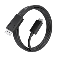 Câble Aisens DisplayPort 1.4 mâle - 8K à 60 Hz - Longueur : 4 m - Technologie MST - Conducteur CCS - Noir