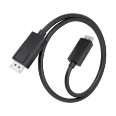 Câble Aisens DisplayPort 1.4 mâle - 8K à 60 Hz - Longueur 1 m - Technologie MST - Conducteur CCS - Noir