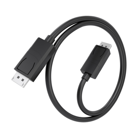 Câble Aisens DisplayPort 1.4 mâle - 8K à 60 Hz - Longueur 1 m - Technologie MST - Conducteur CCS - Noir
